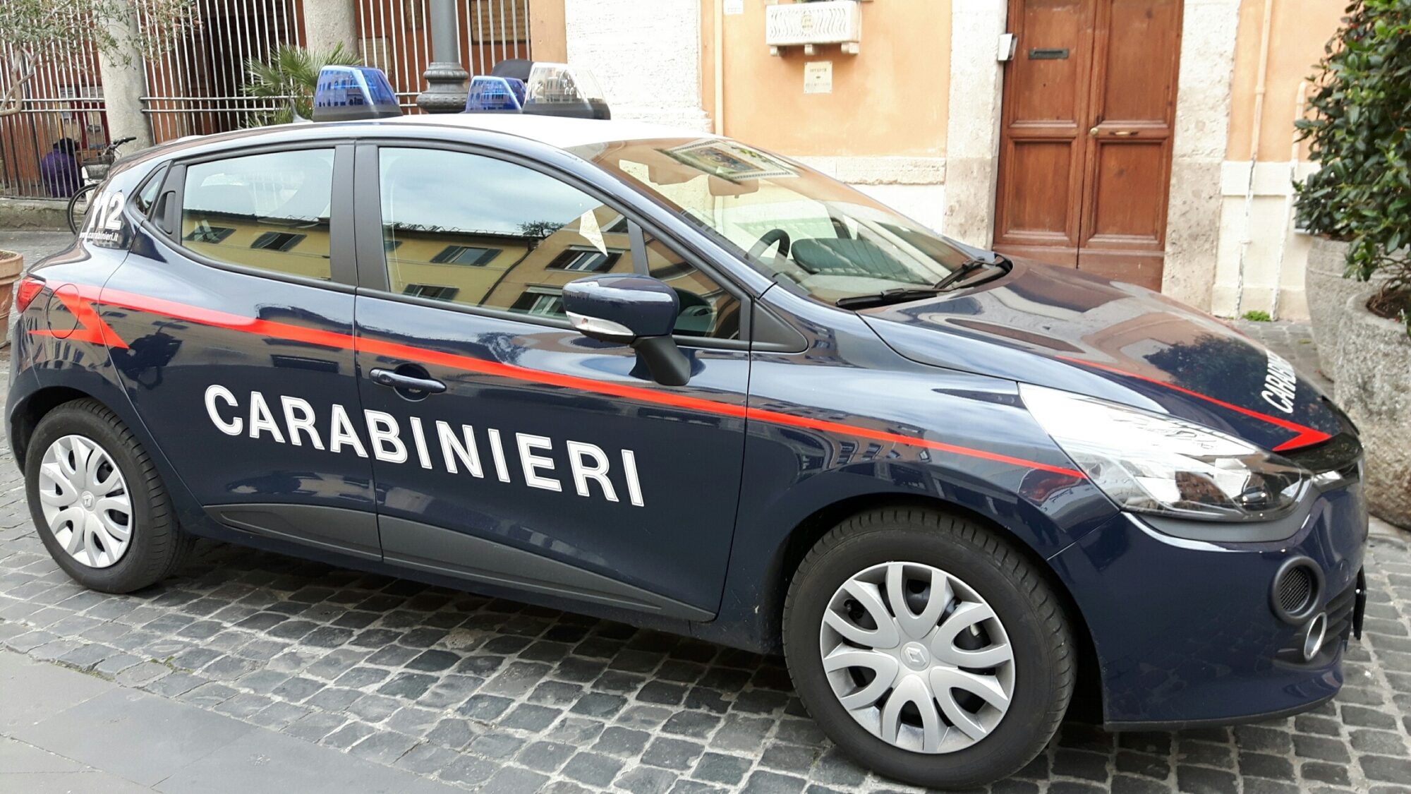 Renault Clio nel parco auto dell’Arma dei Carabinieri