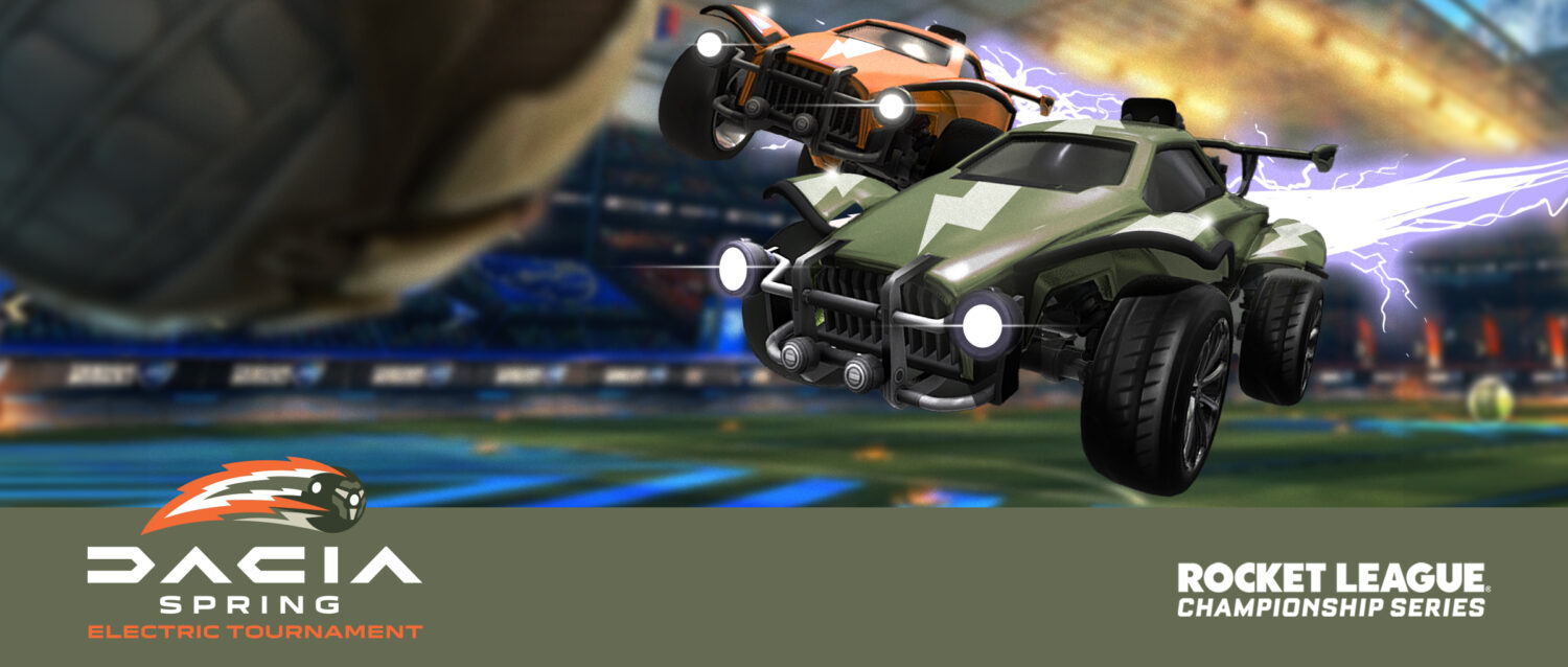 2022 - Spring, the 100 % Dacia electric vehicle, and Rocket League® launch an unexpected esport tournament
