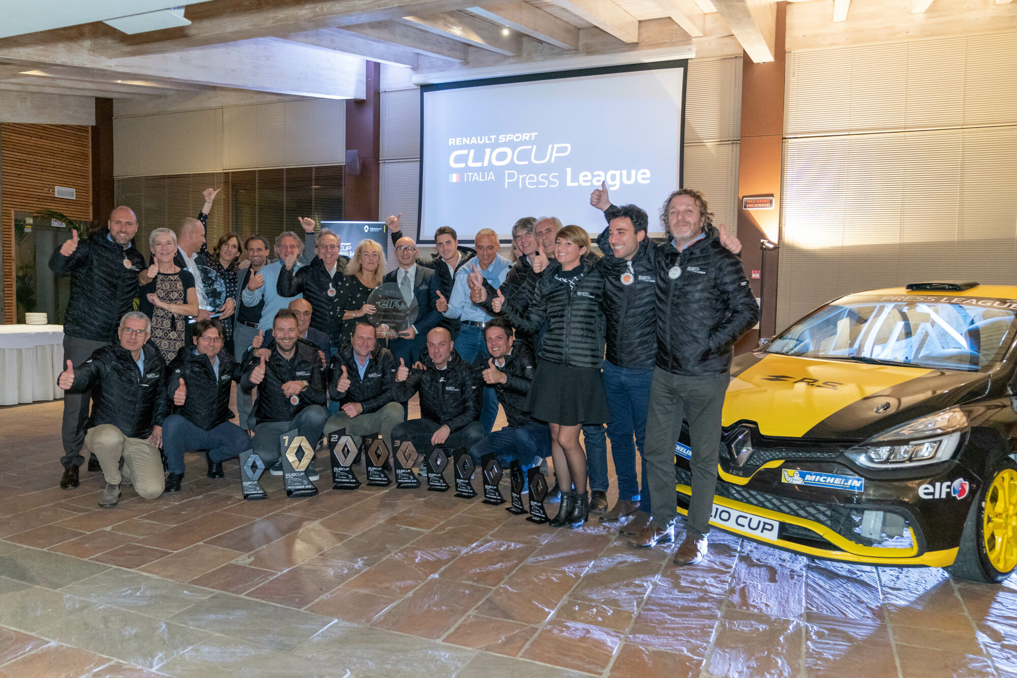 CS - RENAULT CLIO CUP PRESS LEAGUE 2018 - FINALE DI STAGIONE DELLA TERZA EDIZIONE