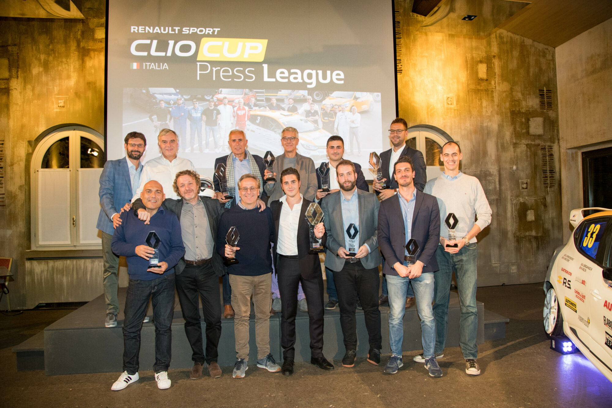 CS - CLIO CUP PRESS LEAGUE 2017 - PREMIAZIONE FINALE
